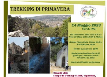 Trekking di primavera a Scicli: escursione dal sotterraneo di Santa Maria La Nova fino al colle di San Matteo