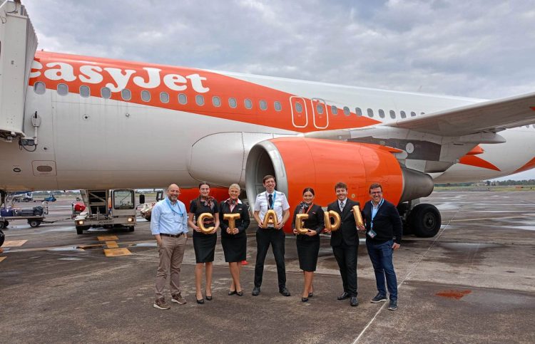 Aeroporto di Catania: EasyJet inaugura nuovo dolo per Edimburgo