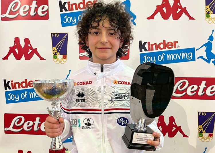 Conad Scherma Modica 6° Campionato Serie A2, Iacono selezionata Campus Schermafutura
