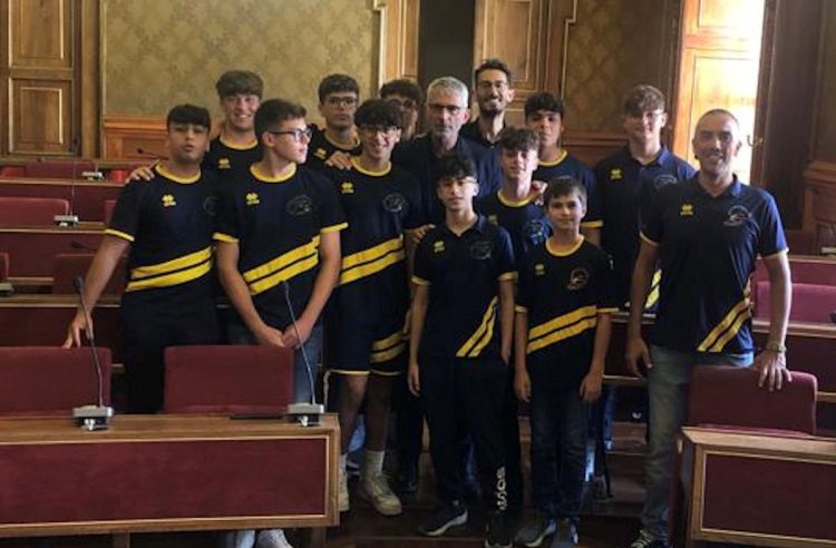 Ragusa, i ragazzi Under 16b della Polisportiva Erea ricevuti da Cassì