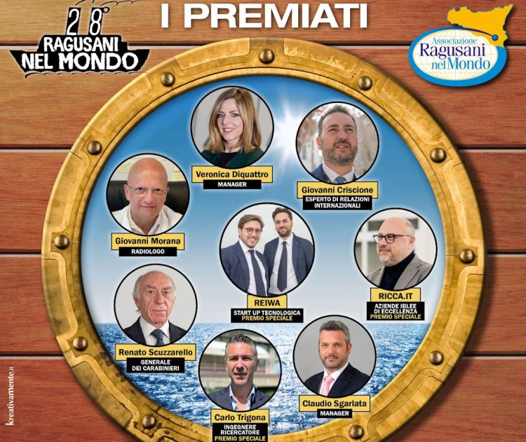 Tante storie di successo per la 28esima edizione del Premio Ragusani nel Mondo che torna il 29 luglio in piazza Libertà a Ragusa.