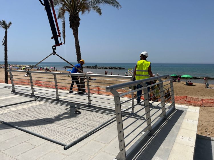 Marina di Ragusa, lavori lungomare Andrea Doria e Infopoint di piazza Malta quasi finiti