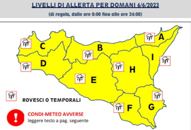 Allerta maltempo in Sicilia: temporali da Palermo a Ragusa