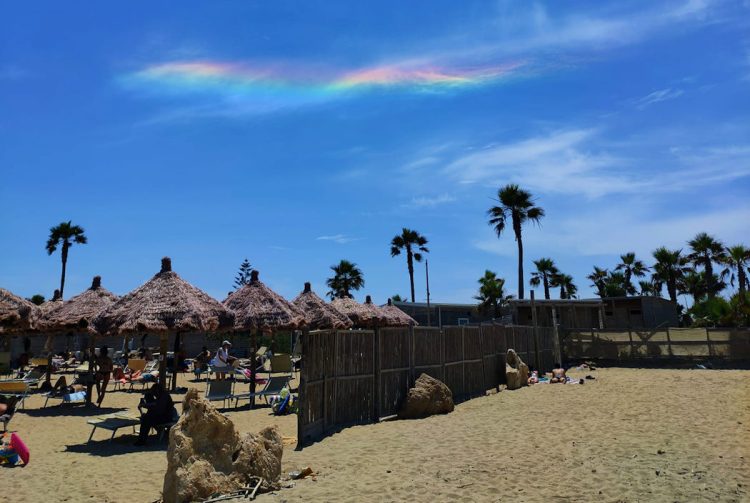 Arco circumorizzontale o arcobaleno di fuoco: evento spettacolare nel cielo ibleo