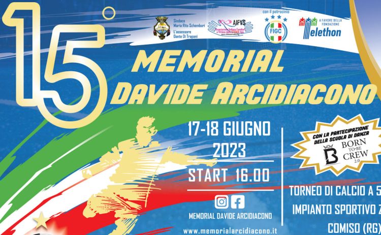A Comiso torna il Memorial Davide Arcidiacono