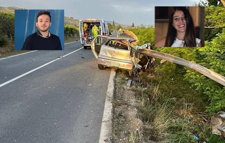 Incidente: morti Rocco Di Dio di 25 anni e Marika Ficicchia di 21 anni
