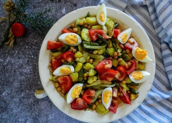 Insalata con uova sode: ricetta estiva