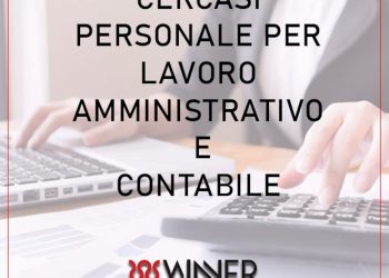 Offerta di lavoro: il Centro Winner di Modica cerca personale per lavoro amministrativo e contabile