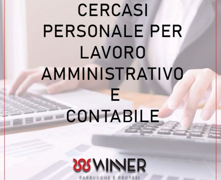 Offerta di lavoro: il Centro Winner di Modica cerca personale per lavoro amministrativo e contabile