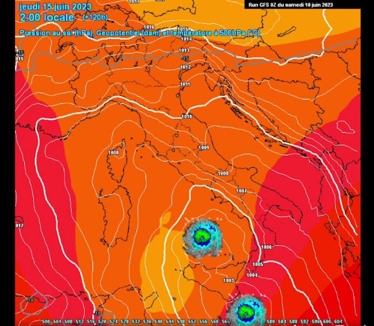 Meteo Sicilia, torna il maltempo: in arrivo 2 vortici ciclonici