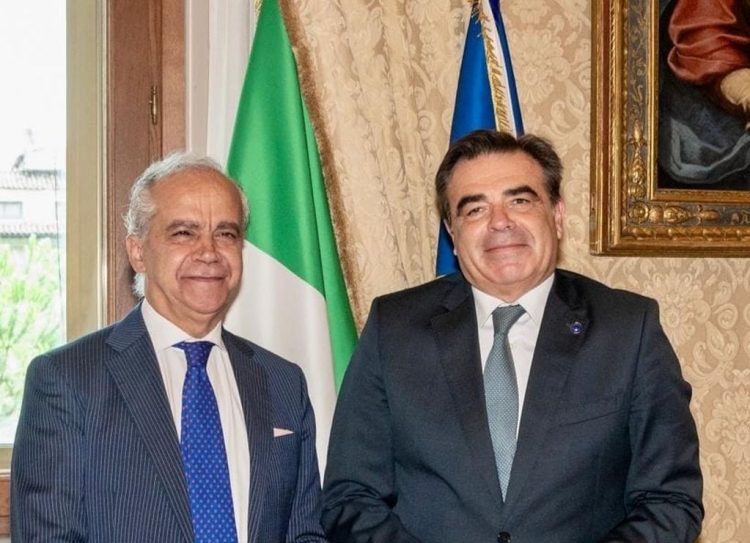 Piantedosi incontra il vicepresidente della Commissione Ue Schinas