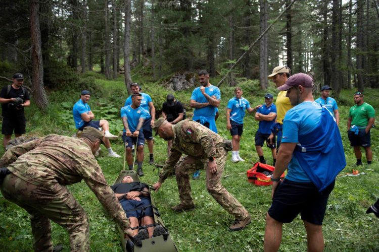 Gli azzurri del rugby al lavoro con l’Esercito verso i Mondiali
