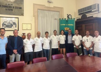 Gli atleti di Triathlon della Padua Ragusa incontrano sindaco e assessore allo sport