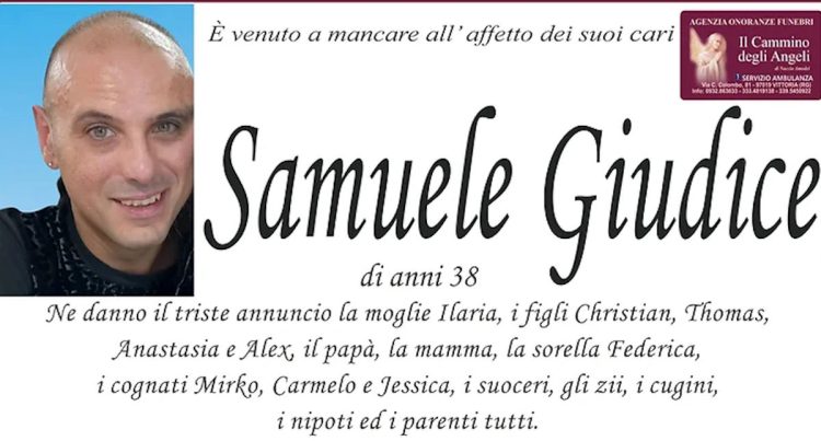 I funerali di Samuele Giudice a Ragusa: morto in un incidente