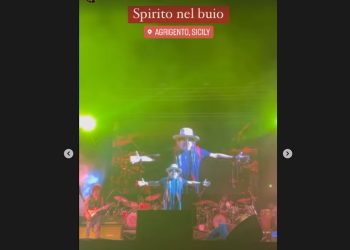 Zucchero Sugar Fornaciari in Sicilia: il mio pensiero va a tutti i siciliani alle prese con gli incendi