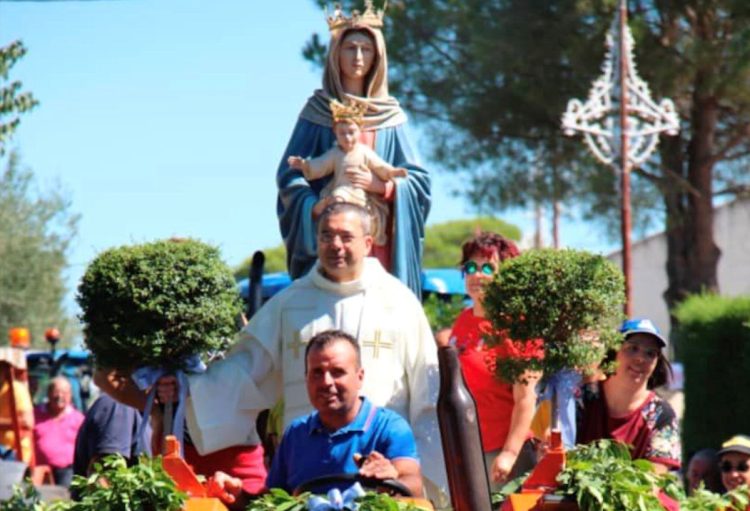 Madonna SS. delle Grazie a Modica: benedizione dei mezzi agricoli