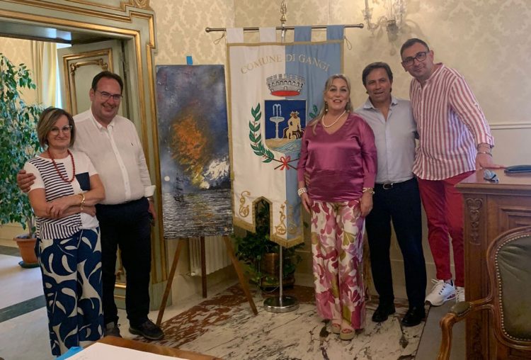 Gangi, inaugurata mostra pittorica di Rosario Genduso