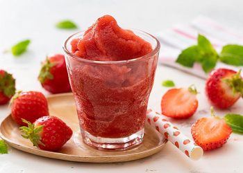 Granita di fragole, ricetta siciliana