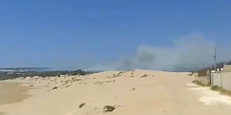 Grosso incendio a Sampieri