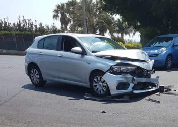 Incidente stradale oggi sulla circonvallazione Donnalucata Scicli all'altezza con via Patrasso e contrada Torre Saracena.
