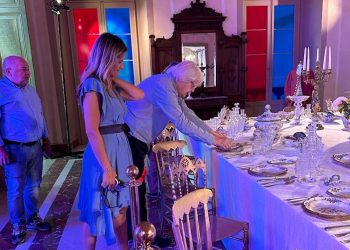 Vittorio Sgarbi a Ragusa Ibla per Le tavole dei Gattopardi