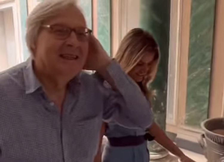 Vittorio Sgarbi a Ragusa Ibla