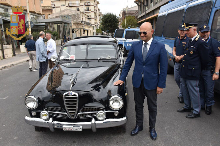 La storica Alfa Romeo 1900 Super TI Speciale da Roma a Ragusa