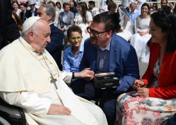 Andrea Giannone da Papa Francesco