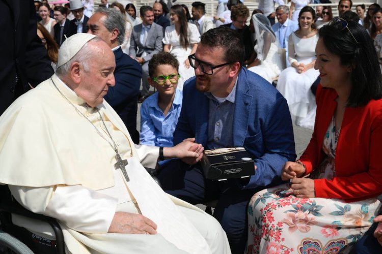 Andrea Giannone da Papa Francesco