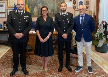 Il nuovo comandante del NOR della Compagnia Carabinieri di Modica a Palazzo San Domenico