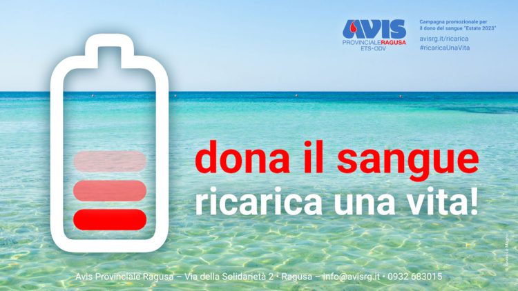 Avis provinciale Ragusa: bilancio positivi per la raccolta del sangue in estate