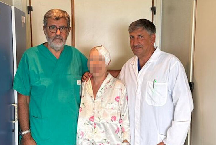 Paziente con tumore cerebrale operata da sveglia a Catania
