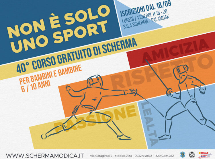 Porte aperte alla Scherma di Modica: corso gratuito