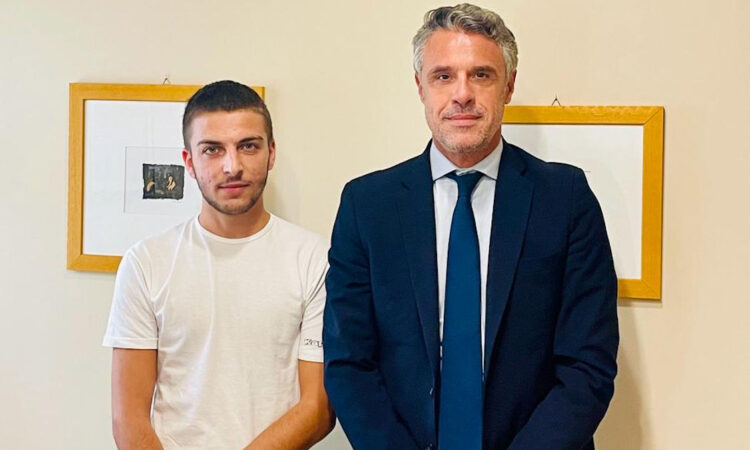 Sallemi incontra Francesco, il ragazzo barbaramente aggredito in un h 24