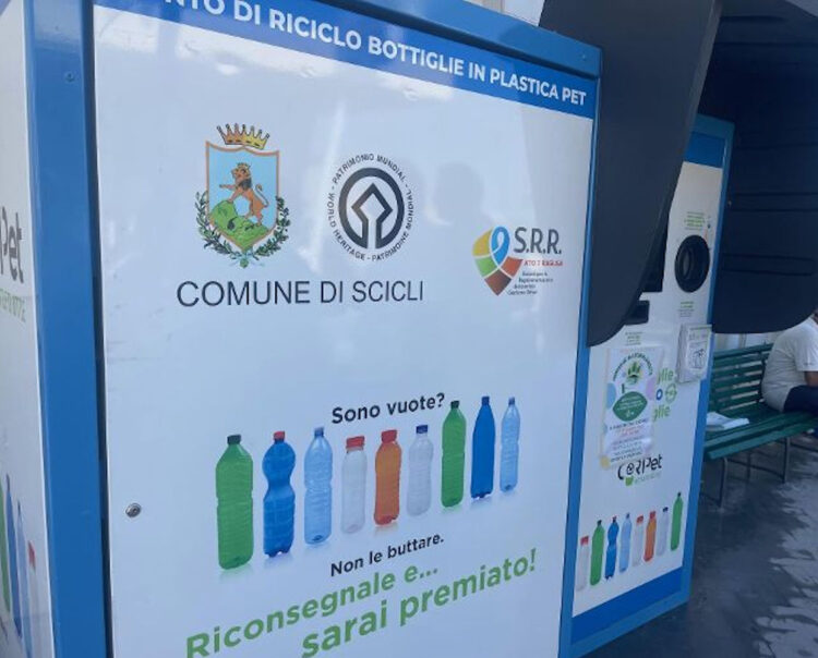 Macchine mangiaplastica a Scicli: un premio per i cittadini virtuosi
