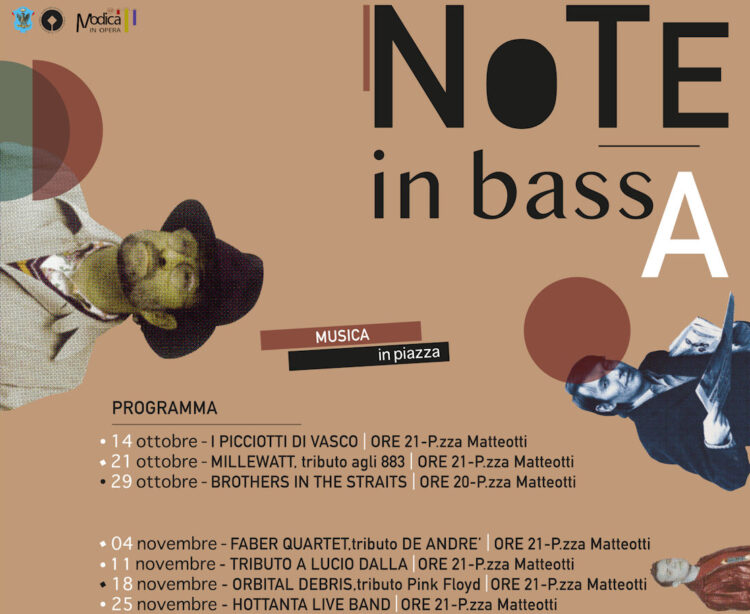 Musica in piazza a Modica: 7 eventi per 7 weekend