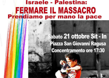 Ragusa in piazza: No alle violenze di Hamas e Israele