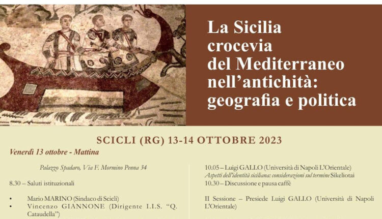 La Sicilia crocevia del Mediterraneo nell'antichità a Scicli