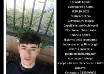 Roma, scomparso il 17enne Edoardo Camilli: appello social della mamma