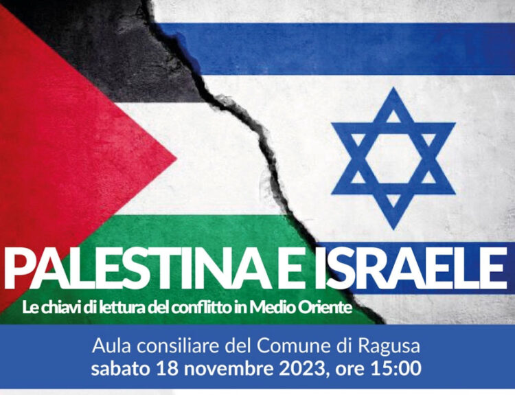 Ragusa, oggi convegno Israele Palestina con patrocinio Assemblea Regionale Siciliana