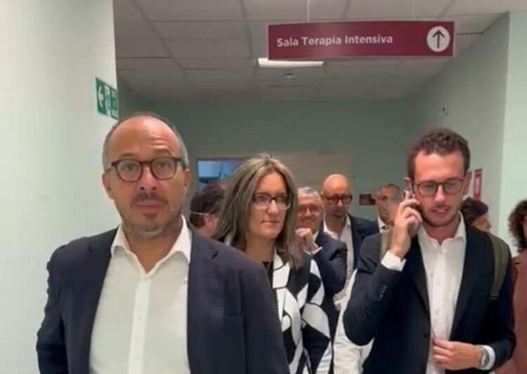 Ragusa, Bennardo ed esponenti di Italia Viva all’ospedale Giovanni Paolo II