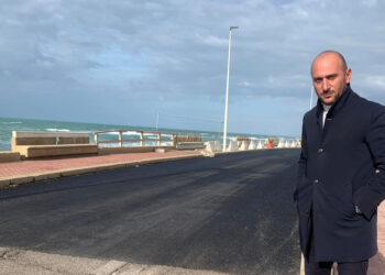 I lavori del lungomare di Baia Dorica a Scoglitti quasi al termine