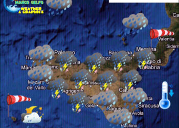 Maltempo, arriva la tempesta Ciaran in Sicilia: temporali e venti di burrasca