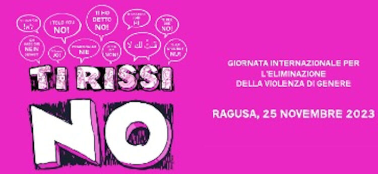 "Ti rissi no" a Ragusa il 25 novembre