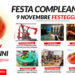 Festa compleanno per Vitality: porte aperte il 9 novembre