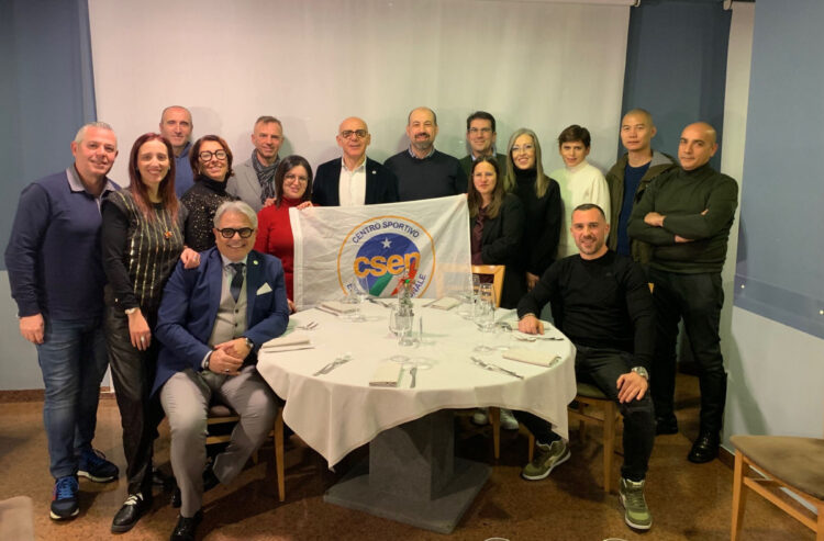 Momento conviviale del Csen ieri sera a Ragusa