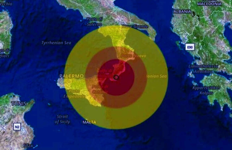 terremoto stretto di messina