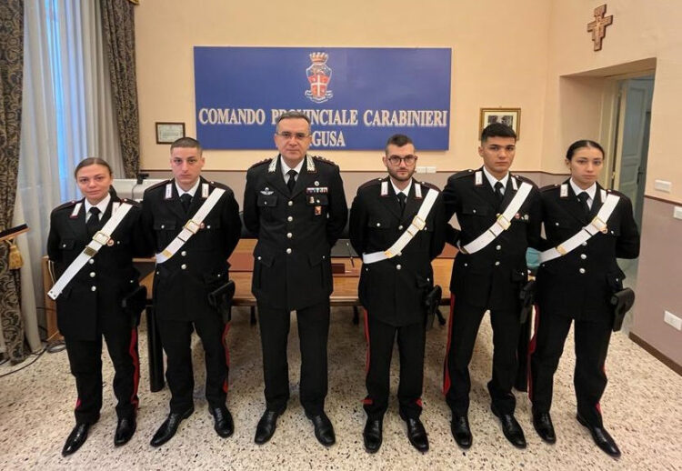 Ragusa, assegnati 5 nuovi carabinieri