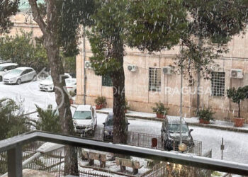 Maltempo, Ragusa imbiancata dalla grandine