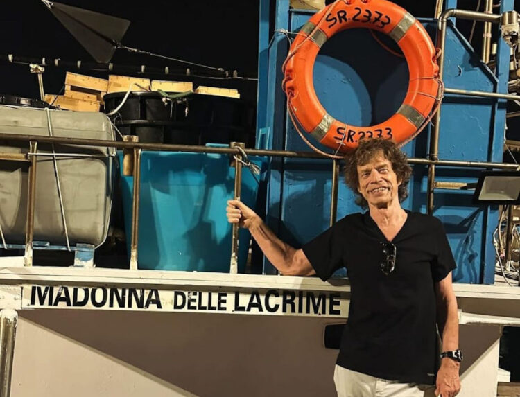 Mick Jagger è tornato a Siracusa